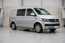 Volkswagen T6 2015-2024 Praguri Laterale Fullmond (2 buc, Aluminiu) Ampatament Lung foto 1