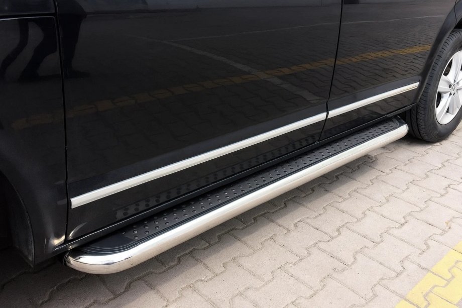 Volkswagen T6 2015-2024 Praguri Laterale Maydos V2 (2 buc, inox) Image