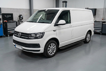 Volkswagen T6 2015-2024 Praguri Laterale Tayga Black (2 buc, Aluminiu) foto 1