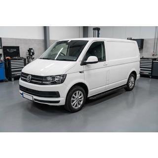 Praguri Laterale Tayga Black (2 buc, Aluminiu) Volkswagen T6 2015-2024 foto 1