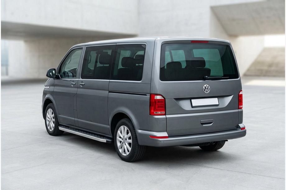 Volkswagen T6 2015-2024 Praguri Laterale BlackLine (2 buc, Aluminiu) Image