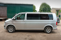 Volkswagen T6 2015-2024 Bare longitudinale CROWN (gri mat) foto 3