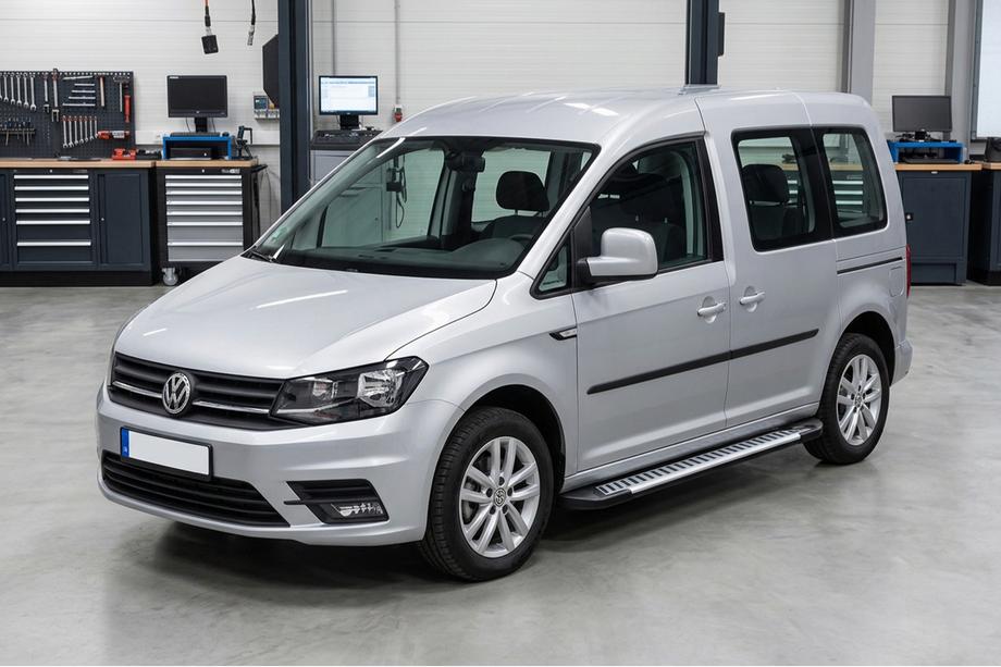 Volkswagen Caddy 2015-2020 Praguri Laterale Line (2 buc, Aluminiu) Image