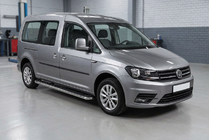 Volkswagen Caddy 2015-2020 Praguri Laterale Maydos V1 (2 buc, Aluminiu si Otel Inoxidabil) foto 1