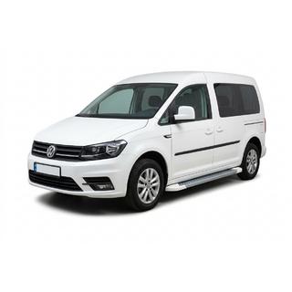Praguri Laterale Allmond White (2 buc, Aluminiu) Volkswagen Caddy 2015-2020 foto 1