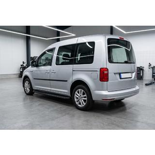 Praguri Laterale Tayga Black (2 buc, Aluminiu) Volkswagen Caddy 2015-2020 foto 1