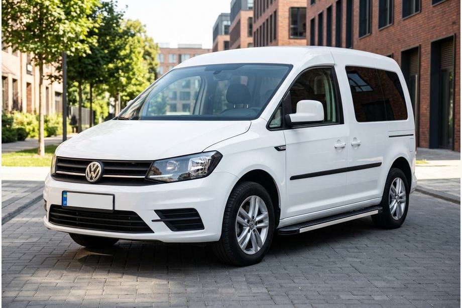 Volkswagen Caddy 2015-2020 Praguri Laterale Maya (2 buc, Aluminiu) Image