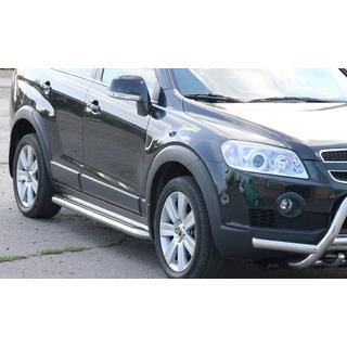 Praguri Laterale Premium (2 buc, Inox) Chevrolet Captiva 2006-2019 foto 2
