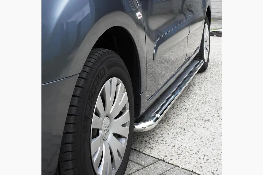 Citroen Berlingo 1996-2008 Praguri Laterale Premium (2 buc, Inox) Image
