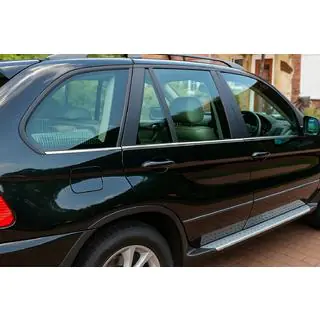 Molduri inferioare din otel inoxidabil (6 buc) BMW X5 E53 1999–2006 foto 1