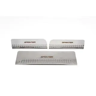 Protectii praguri interioare Carmos V1 (3 buc, inox) foto 1