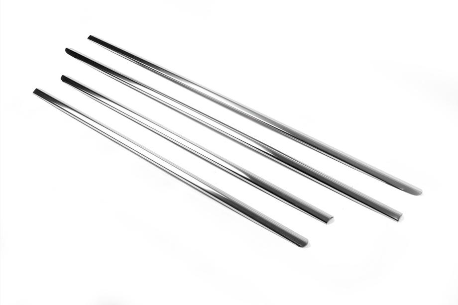 Mercedes E-class W210 1995-2002 Ornamente inferioare geamuri inox (4 buc) OmsaLine - Otel Inoxidabil Italian Foto 4