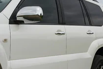 Toyota Land Cruiser Prado 120 2002-2009 Capace Manere Cromate (4 buc, Otel Inoxidabil) foto 1
