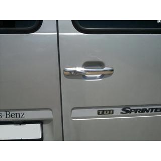Capace Cromate Manere Usi (4 buc, Otel Inoxidabil) Mercedes Sprinter W901/902/903/904/905 1995–2006 foto 4