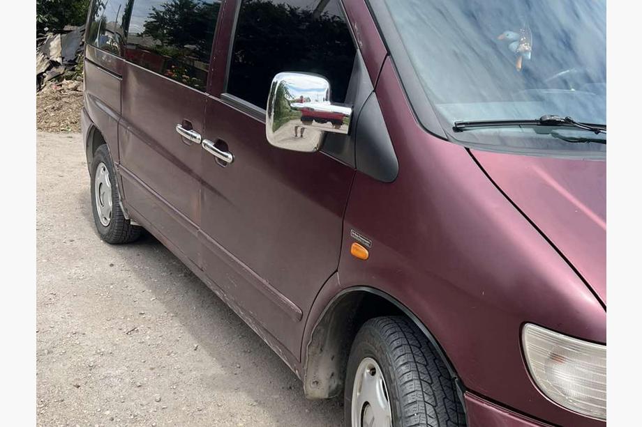 Mercedes Vito W638 1996-2003 Capace Manere Usa Cromate (Otel Inoxidabil) Image