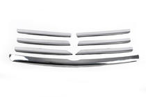 Mercedes Vaneo W414 2001-2005 Capace cromate grila radiator (7 piese, inox) foto 2