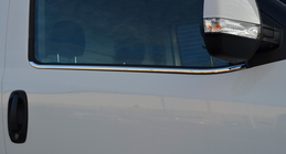 Fiat Doblo II 2010-2022 Ornamente Geamuri Inox 2 buc, Carmos - Otel Turcesc foto 6