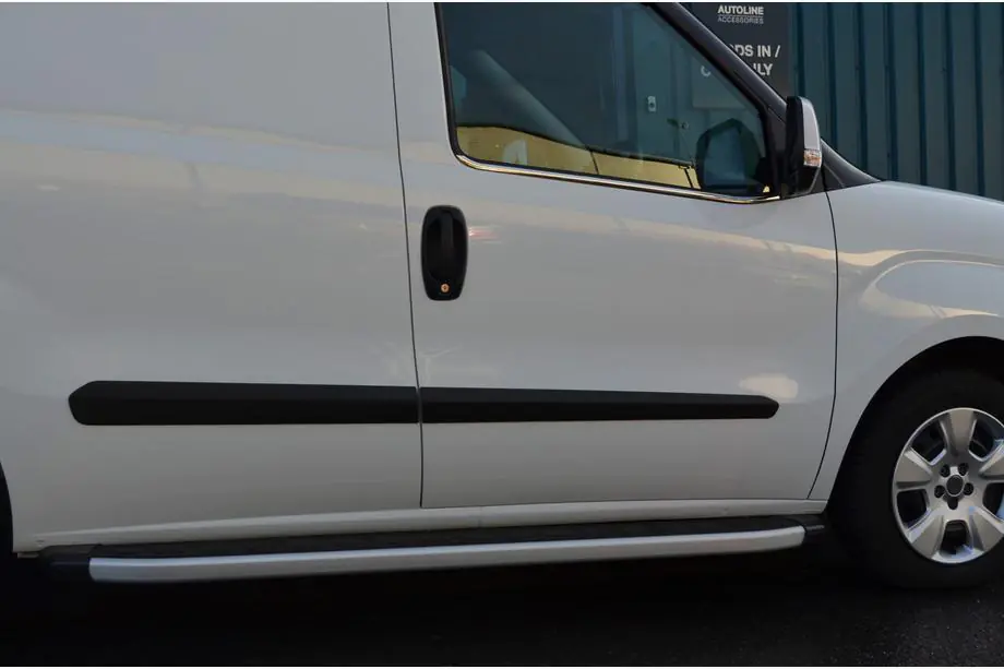 Fiat Doblo II 2010-2022 Ornamente Geamuri Inox Image