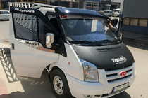 Ford Transit 2000–2014 Ornamente geamuri Carmos (2 buc, inox) foto 3