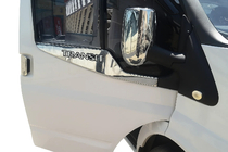 Ford Transit 2000–2014 Ornamente geamuri Carmos (2 buc, inox) foto 1