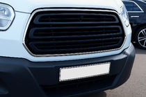 Ford Transit 2014- Rama Grila Cromata (2014-2018, 2 buc, Inox) Carmos - Otel Inoxidabil Turcesc foto 1