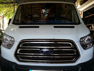Ford Transit 2014- Rama Grila Cromata (2014-2018, 2 buc, Inox) Carmos - Otel Inoxidabil Turcesc foto 5