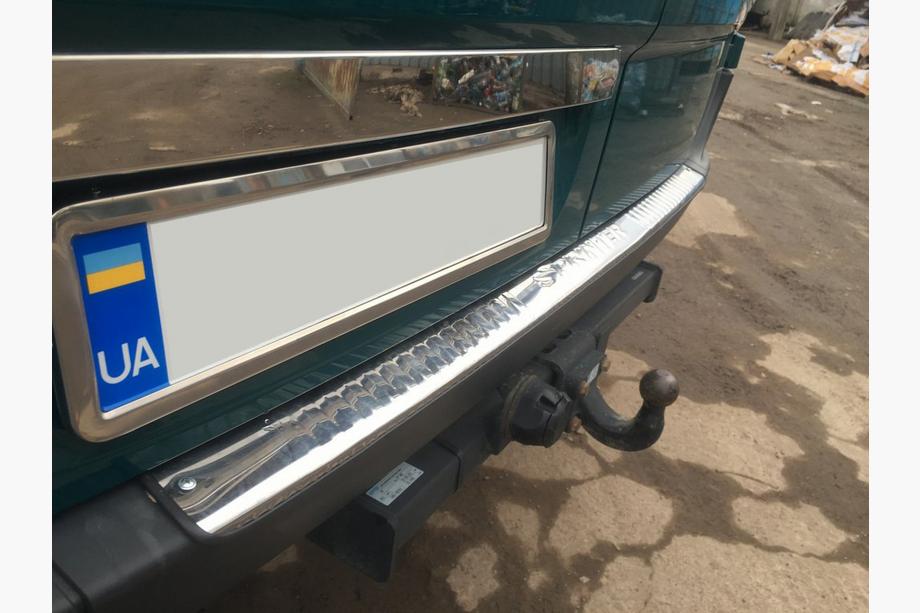 Mercedes Sprinter W906 2006–2018 Ornament inox deasupra placutei de inmatriculare OmsaLine - Otel Inoxidabil Italian Foto 3