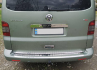 Volkswagen T5 Multivan 2003–2010 Ornament portbagaj deasupra numarului din inox Fara inscriptie, Carmos - Otel inoxidabil turcesc foto 5