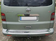 Volkswagen T5 Multivan 2003–2010 Ornament portbagaj deasupra numarului din inox foto 5