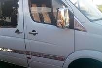 Volkswagen Crafter 2006-2016 Capace Oglinzi Cromate (2 buc) Carmos, Otel Turcesc foto 7