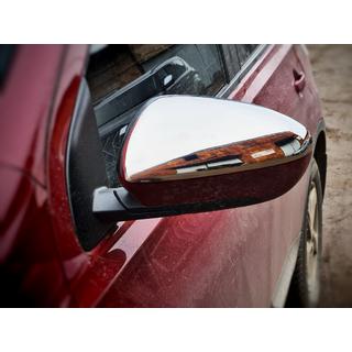 Capace Oglinzi (2 buc, Otel Inoxidabil) Nissan Qashqai 2010-2014 foto 2