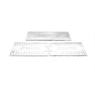 Protectii praguri interioare OmsaLine (3 buc, inox) Mercedes Sprinter W901/902/903/904/905 1995–2006 foto 2