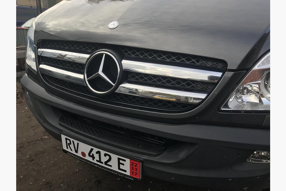 Mercedes Sprinter W906 2006–2018 Capace Grila Cromate (2006-2013, Otel Inoxidabil) OmsaLine - Otel Inoxidabil Italian Foto 7