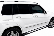 Mercedes GLK class X204 2008-2015 Praguri Laterale Allmond Grey (2 buc, Aluminiu) foto 1