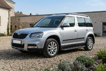 Skoda Yeti 2009-2017 Praguri Laterale Bosphorus Black (2 buc, Aluminiu) foto 1