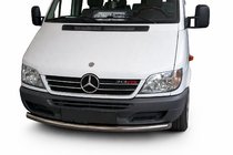 Mercedes Sprinter W901/902/903/904/905 1995–2006 Bullbar Fata ST008 (Inox) foto 1