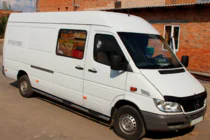 Mercedes Sprinter W901/902/903/904/905 1995–2006 Tevi Laterale (2 buc, Otel Inoxidabil) Ampatament scurt, Ø60 foto 5