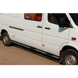 Tevi Laterale (2 buc, Otel Inoxidabil) Mercedes Sprinter W901/902/903/904/905 1995–2006 foto 1
