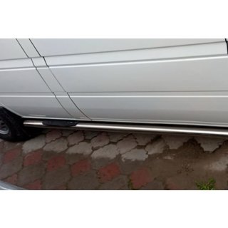 Tevi Laterale (2 buc, Otel Inoxidabil) Mercedes Sprinter W901/902/903/904/905 1995–2006 foto 2