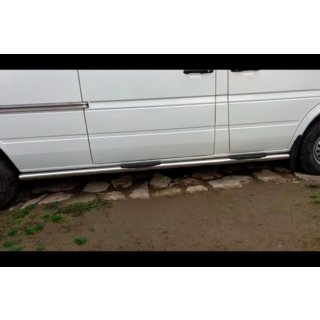 Tevi Laterale (2 buc, Otel Inoxidabil) Mercedes Sprinter W901/902/903/904/905 1995–2006 foto 3