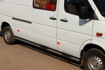 Volkswagen LT 1995-2006 Tevi Laterale (2 buc, Otel Inoxidabil) foto 5
