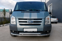 Ford Transit 2000–2014 Bullbar Fata ST014 (2006-2014, Inox) foto 1