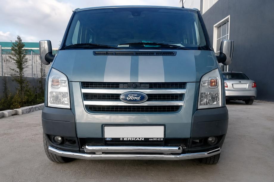 Ford Transit 2000–2014 Bullbar Fata ST014 (2006-2014, Inox) Image