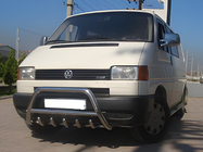 Volkswagen T4 Caravelle/Multivan 1990–2003 Bullbar WT003 60mm Otel Inoxidabil 51mm, cu inscriptie foto 8