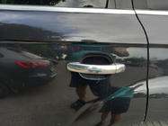 Audi Q7 2005-2015 Capace Manere Cromate (4 buc, Otel Inoxidabil) Carmos, cu buton foto 2