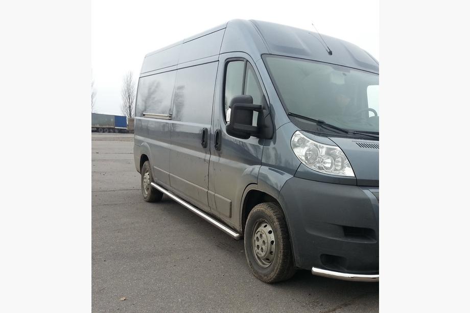 Citroen Jumper 2007-2025 Tevi Laterale (2 buc, Otel Inoxidabil) Ampatament mediu, Ø70 Foto 4