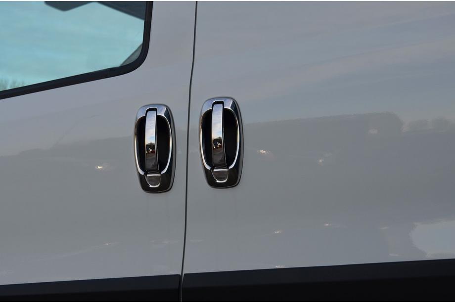 Citroen Nemo 2007-2017 Capace manere si contururi cromate (8 buc, inox) OmsaLine - Otel Inoxidabil Italian Foto 2