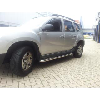 Praguri Laterale Premium (2 buc, Inox) Dacia Duster 2008-2018 foto 2