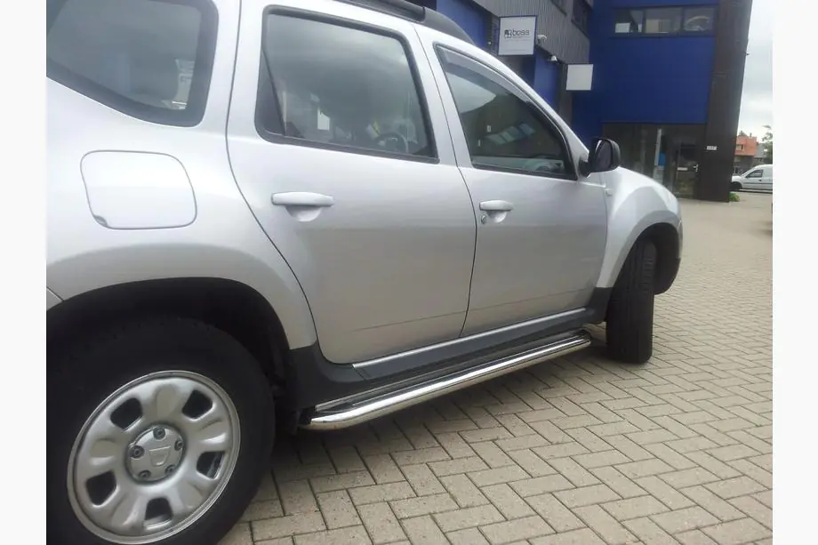 Dacia Duster 2008-2018 Praguri Laterale Premium (2 buc, Inox) Image