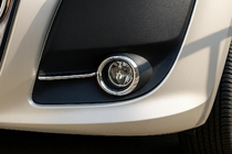 Fiat Doblo II 2010-2022 Ornamente proiectoare ceata cu dungi (2010-2015, 4 buc, inox) Carmos - Otel Inoxidabil Turcesc foto 3
